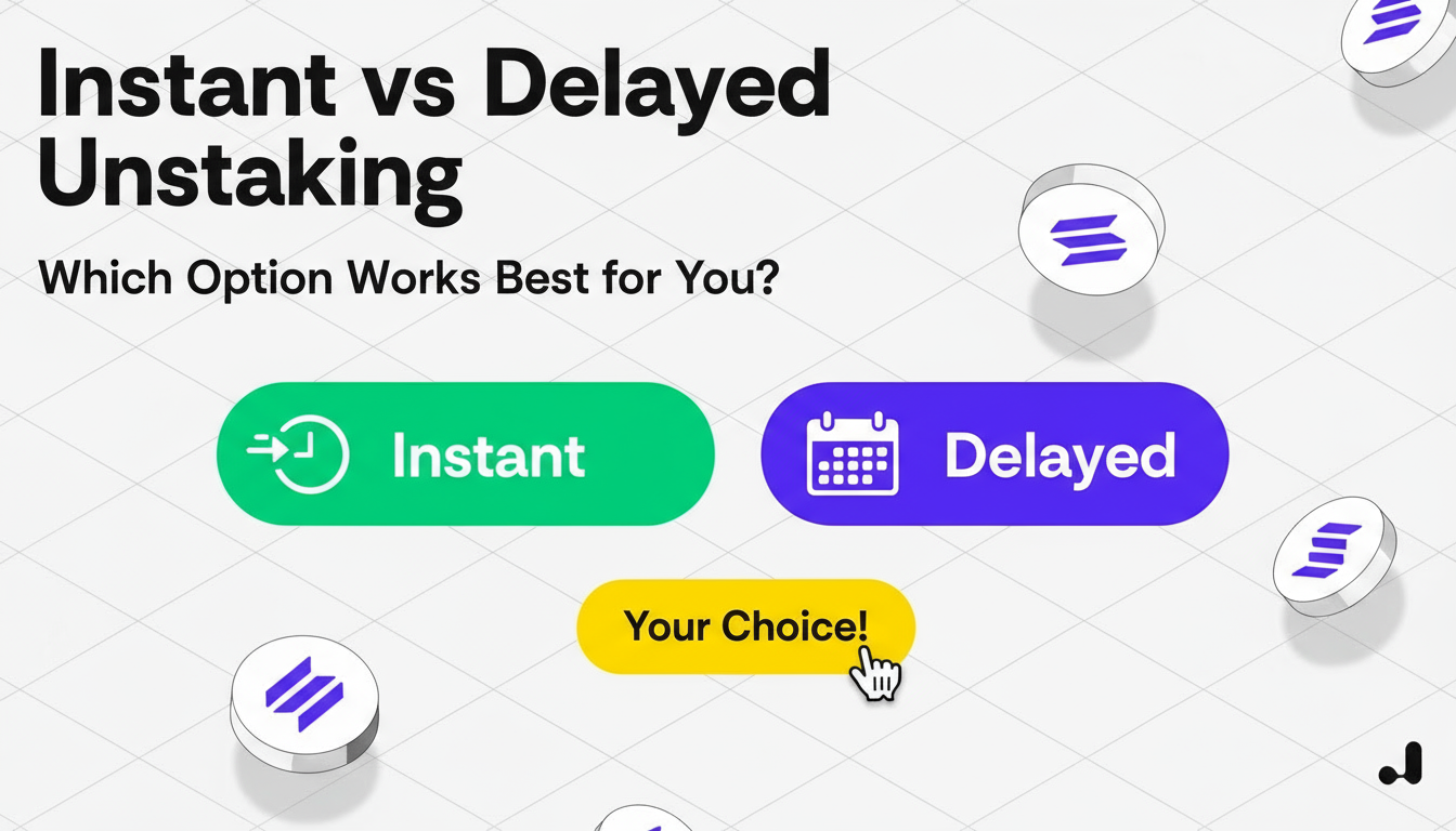Instant vs. Delayed Unstaking — Which Option Works Best for You?