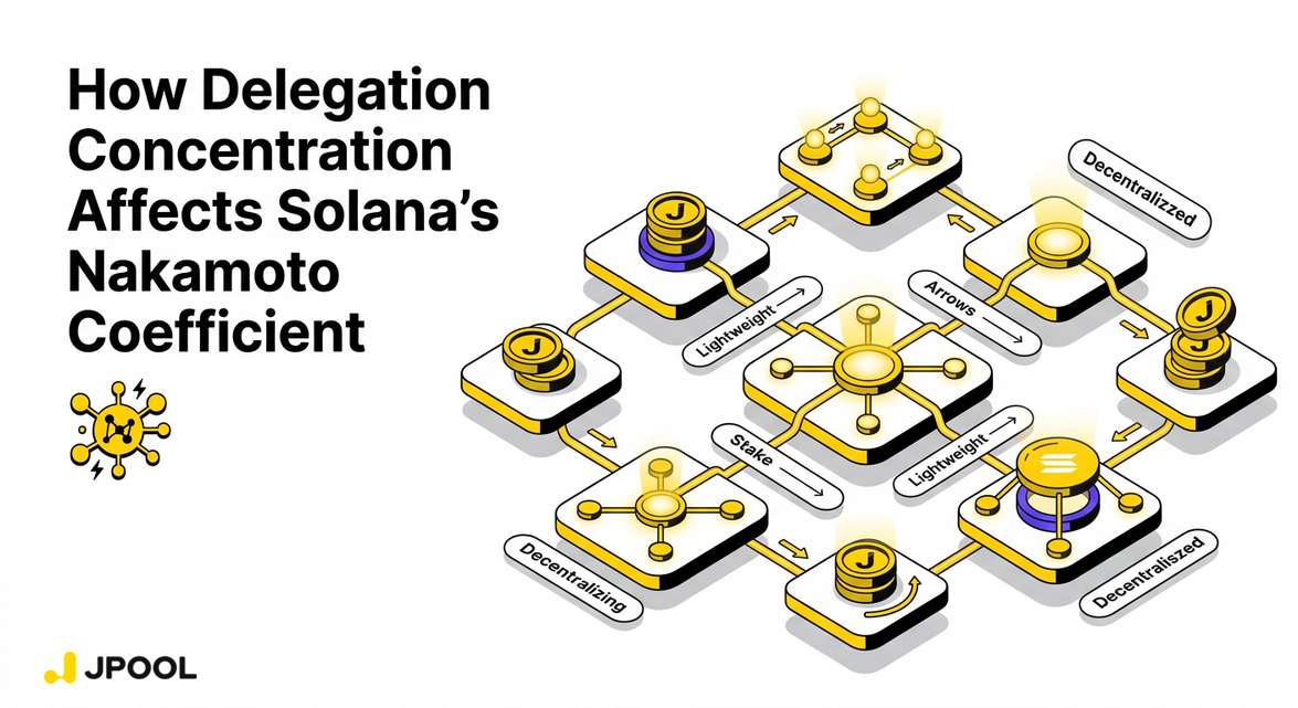 How Delegation Concentration Affects Solana’s Nakamoto Coefficient