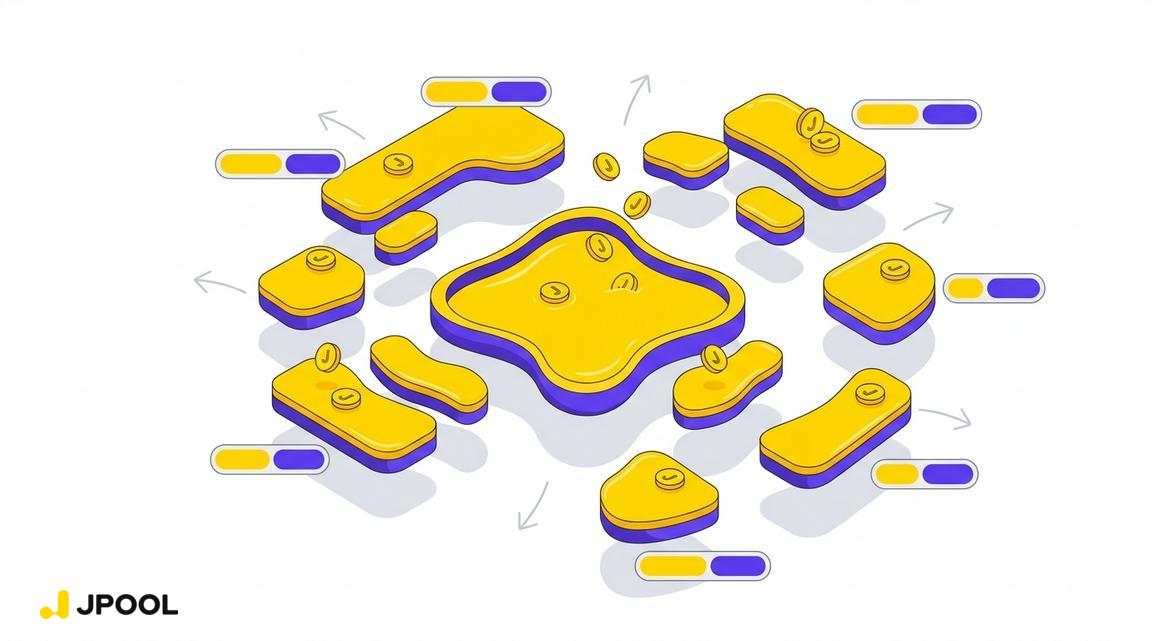 Visual representation of liquidity fragmentation and how it disrupts DeFi markets.